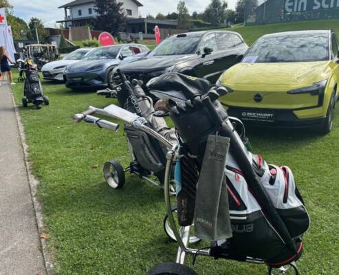 Foto Ausstellung Golfplatz Volvo